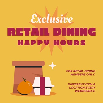 Retail Dining Happy Hours